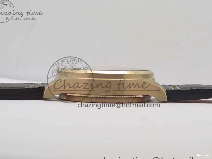 MIROTIME 0125 Popular Big Pilot Real PR IW502706 RG YLF 1:1 Best Edition Brown Dial On Calfskin Strap A 7223